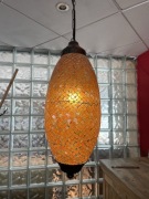 Lampa wiszącą kolorowa orientalna