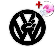 NAKLEJKA NA SAMOCHÓD AUTO LAPTOP - VW PEACE