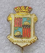 Odznaka Herb miasta Palma de Mallorca w Hiszpanii.