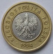 Polska 2 złote 1994 - aax