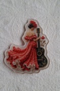magnes na lodówkę - Hiszpania - flamenco