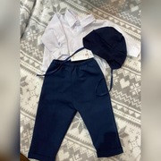 Strój na chrzciny ! Ciuchy dla chłopca 0-3 mc