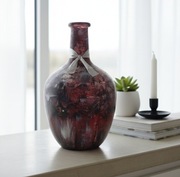 WAZON RĘCZNIE MALOWANY 25CM UNIKAT GOTHIC UPCYKLING