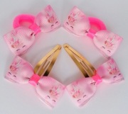 Zestaw do włosów komplet spinki spineczki frotki gumki unicorn jednorożec