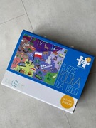 Puzzle Polska dla dzieci 60 elementów