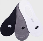 LOTTO Białe/szare/Czarne skarpetki baleriny męskie 3-pak 43 - 46 Mix 