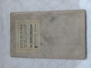 FRANCJA  Paryż Stara mapa Carte de France 