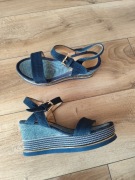 Sandały na koturnie rozmiar 39