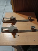 Stare zabytkowe ŁYŻWY przykręcane do butów  PRL 