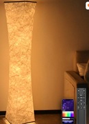 RGB Lampa podłogowa Dimmowalna LED z synchronizacją muzyki Pilot do salonu