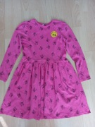 George sukienka pink różowa jednorożec unicorn bawełna r. 128-134