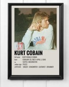 Plakat A4 kodak kurt Cobain 