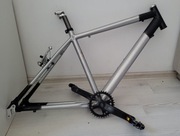 Rama MTB Aluminiowa Vortex 26" 1 1/8 V-Brake z częściami