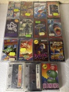 15 gier polskie kasety Commodore 64 C64 LK Avalon Mirage Mark Soft Tim Soft