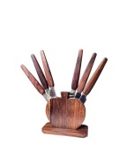 Zestaw noży do deserów retro prl