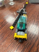 Lego city pociąg train 60098 wagon z helikopterem
