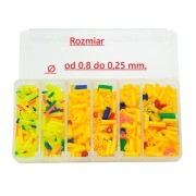 Zestaw gum sylikonowych do spławików. 