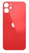 Szkło tylne iPhone 12 - czerwone ,klapka tylna, plecki, tył BIG HOLE