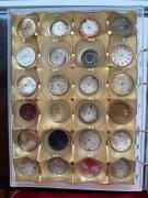 Zestaw tarcz zegarkowych Vintage ZSRR i PRL: Poljot Wostok Błonie Wars