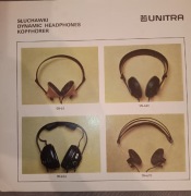 UNITRA Tonsil Słuchawki, ulotka reklamowa 