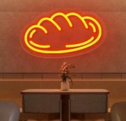 NEON PIEKARNIA PIECZYWO BUŁKA SZYLD LED  DEK OKIENNA ŚCIENNA WITRYNA 40 CM 