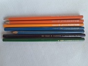 Stare ołówki ST. Majewski 2550, Ominium 258, lajkonik , atos- 7sztuk . 