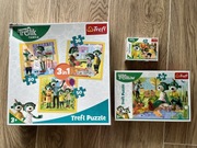 Puzzle Treflik Family rodzina Treflików 3+ 4+ 3 opakowania