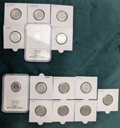 ZESTAW MONET OBIEGOWYCH  "1" złoty"