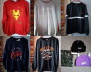 zestaw bluz 5  bluz XL  Iron Man bullshit + dodatki 