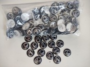 EMBLEMATY KLUCZYKA 14mm DO LEXUS OK.250SZT! ZESTAW