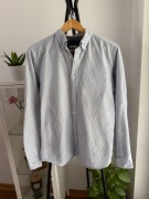 Męska bawełniana koszula w niebieskie paski 100% cotton