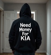 Męska Czarna Bluza M Need Money For Kia