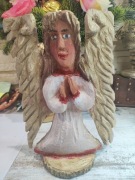 Anioł rzeźba ludowa autorstwa Krzysztofa Grodzickiego