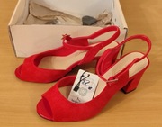 Buty damskie czerwone Sergio Leone nieużywane 37