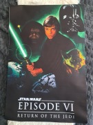 Nowy plakat na płótnie 50x75cm z filmu Gwiezdne Wojny Star Wars Episode 6