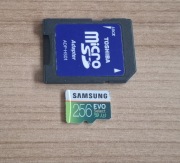 Samsung Evo Select 256GB karta micro SD microSD U3 100mb/s testowana sprawn