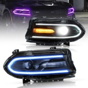 Nowe Lampy VLand Led Charger RGB 15 -23 asymetryczne + żarówki 