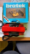 Telefon BRATEK model A-271 z roku 1992  RWT z pudełkiem i papierami