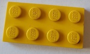 LEGO 3020 Żółta płytka 2 x 4 6479,6561 2szt
