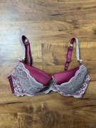 Biustonosz satynowy stanik koronkowy stanik Secret Possessions rozmiar 75DD