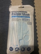 Jednorazowa 3-warstwowa maseczka ochronna