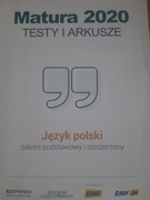 Matura 2020. Testy i arkusze. Język polski