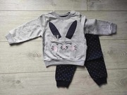 Nowy bawełniany komplet dziewczęce z króliczkiem 86