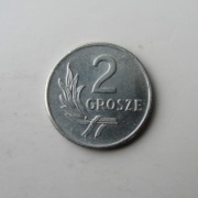 50 # 2 gr grosze 1949 od 1 2 zł destrukt coś pękło w tłoku nadlew na lit A