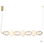 Duża lampa wisząca Caro złota LED Milagro