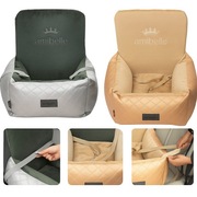 Fotelik samochodowy dla psa LUX miękkie legowisko do auta