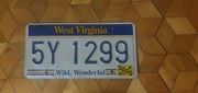 West Virginia  tablica rejestracyjna usa oryginal