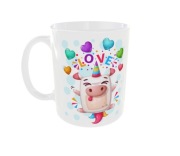 Kubek z serii JEDNOROŻEC PRZYGODY, personalizacja (imię), pomysł na prezent