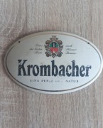 Piwo Krombacher - znak emaliowany Krombacher perła natury (63)