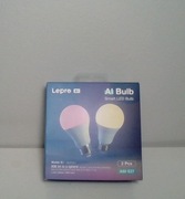 Lepro żarówki LED Alexa x2, inteligentna żarówka AI, E27 sterowanie głosem